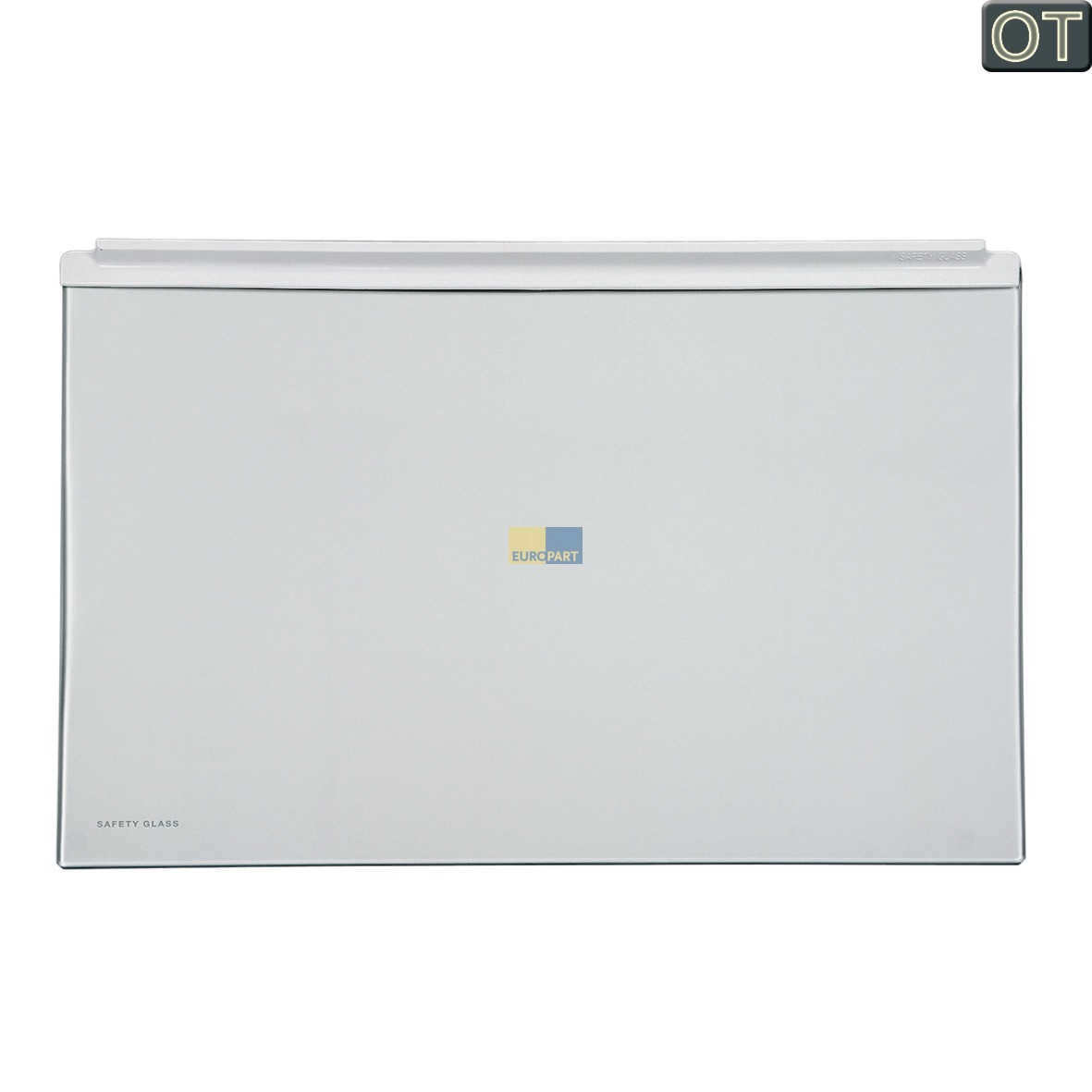 Glasplatte Electrolux 265111104-5 485x330mm mit Leist fr Khlschrank KhlGefrierKombination (KD-2651111045)